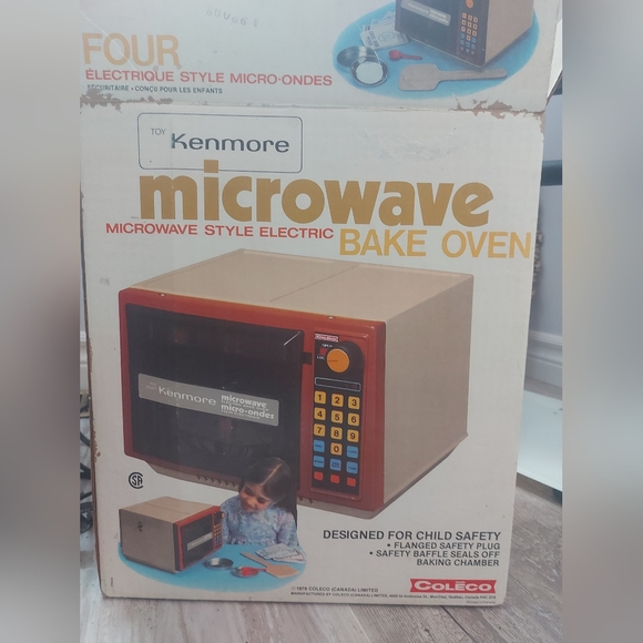 Vintage Coleco 1978 Kenmore Microwave style electric bake oven - Picture 2 of 6